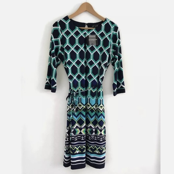 NWT Liz Claiborne dress women’s size M 3/4 sleeve